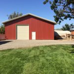 Pre-engineered Metal Barn / Garage Building erected in Newport Beach, CA by Pascal Steel