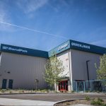 Front of BendPak Pre-engineered Steel Warehouse